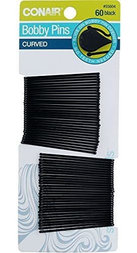 Horquillas - Horquillas - Curved Bobby Pins 60 Pk Bl