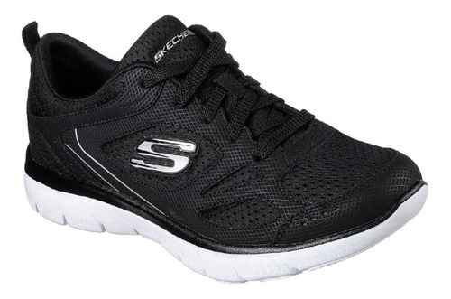 Zapatilla Mujer Skechers Summits Negro