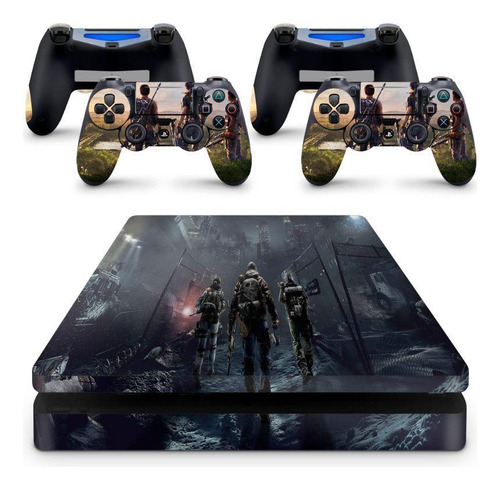 Skin Adesivo Protetor Para Ps4 Slim The Division 2 B1