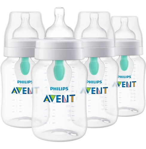  Kit 4 Biberones Anticólico 260 Ml | Philips Avent Scf403/44