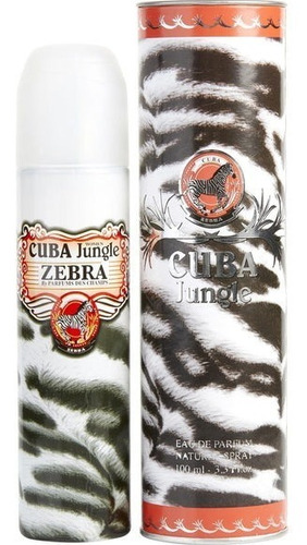 Perfume Cuba Paris - Cuba Jungle Zebra Original 100ml 