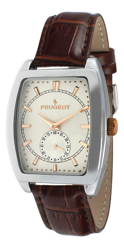 Peugeot Reloj De Pulsera De Forma Rectangular Para Hombre Co