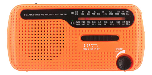 Radio Set Jack Activity Dynamic Cranker Suministro De Energí