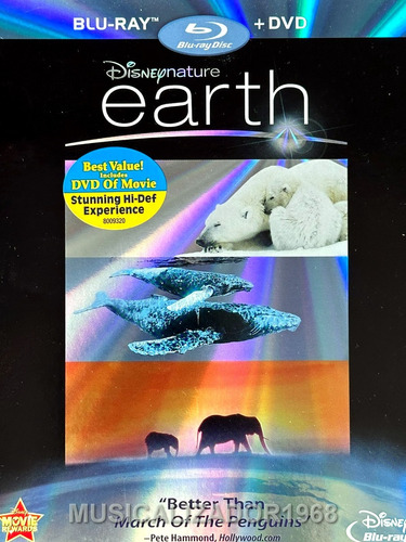 Blu-ray + Dvd Earth / Disneynature La Tierra Original Import