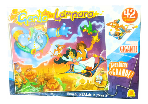 Puzzle Gigante El Genio De La Lampara 48 Piezas Ploppy340260