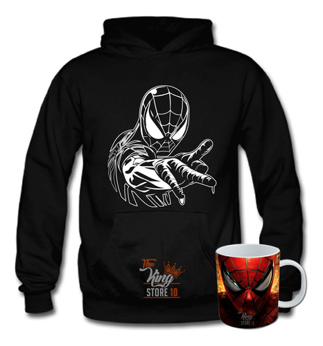 Poleron + Taza, Spiderman, Marvel, Super Heroe, Comics, Fans, Xxxl