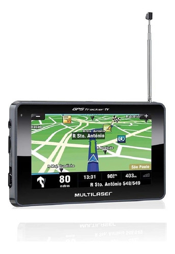 Gps Multilaser Tracker Iii Tela 4.3 Pol. Preto Tv - Gp034