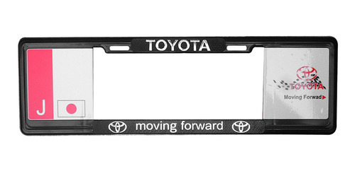 Portaplacas Europeo Toyota Moving Forward Japon