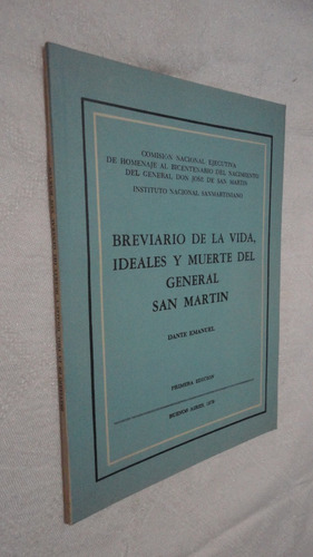 Breviario De La Vida  Del General Don Jose De San Martin 