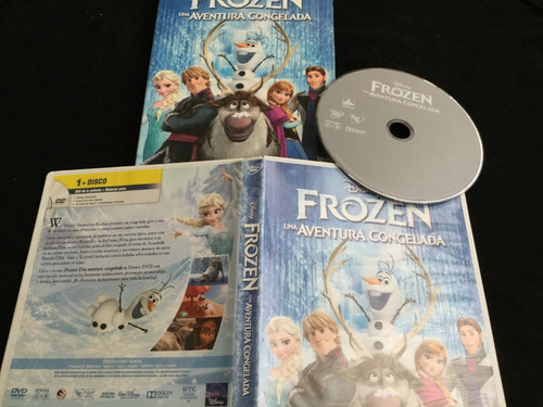 Frozen Una Aventura Congelada Disney Dvd P