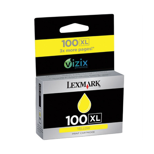 Cartucho Lexmark 100xl Amarillo Original 14n1071 305 405