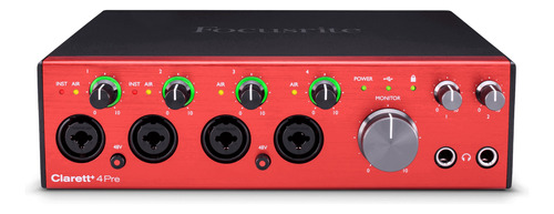 Placa De Sonido Focusrite Clarett+ 4pre