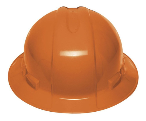 Casco Seguridad Ala Ancha Naranja Truper 10564