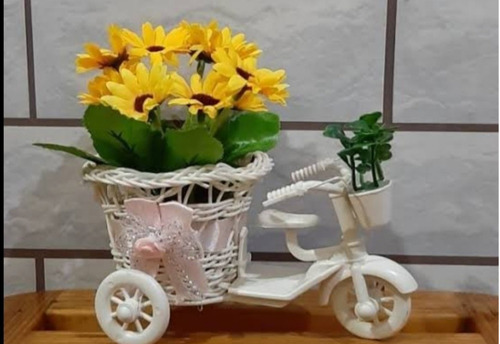 Florero Triciclo Regalo Especial Para El Dia De San Valentín