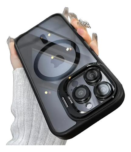 Funda Para iPhone Magsafe Uso Rudo Con Mica Lentes Cámara
