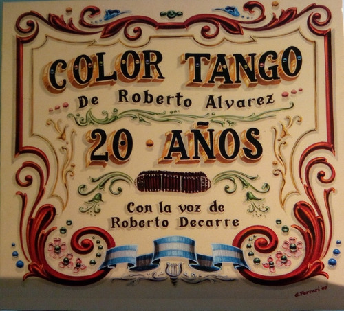 Cd Color Tango... De Roberto Alvarez...  20 Años 