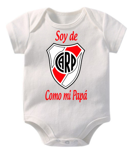 Body Bebe River Plate, Equipos De Futbol, Personalizados.