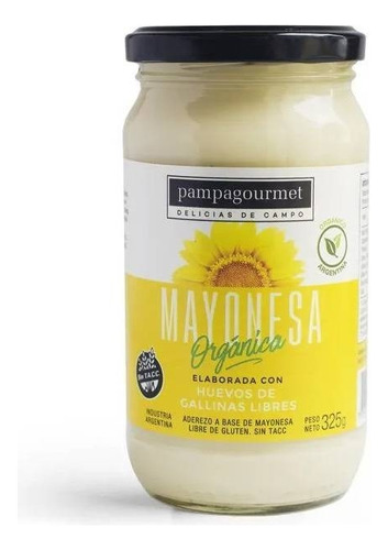 Mayonesa Organica  Pampa Gourmet 325g