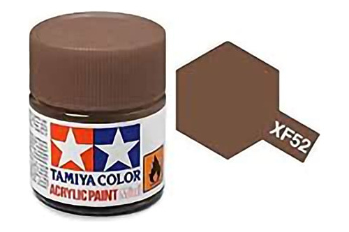 Tamiya 81752 Acrílico Mini Xf52 Tierra Plana 1-3 Oz.