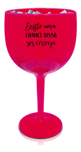 Kit 2 Taças Gin Rosa Personalizada Para Live