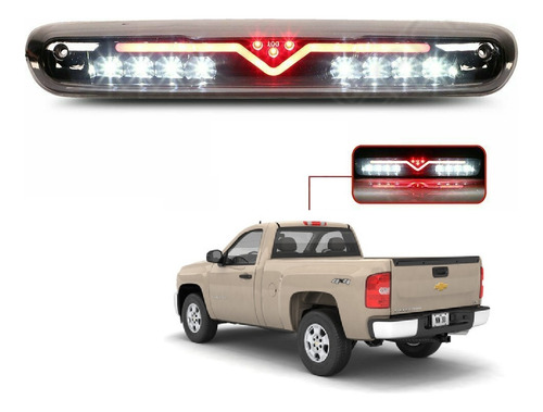 Tercer 3er Stop Silverado 2007-2015 Led (negro)