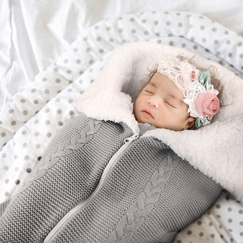 Manta Cálida Para Bebés, Saco De Dormir Envuelto Para Recién
