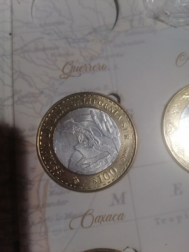 Monedas De 100 De 2 Fase De Los Estados De La República (Usado)