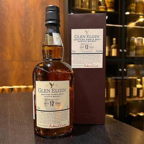 Whisky Glen Elgin 12 Años Speyside Single Malt Scotch 750ml