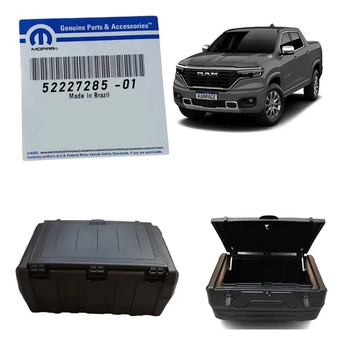 Caixa Rambox Preta Rampage Mopar Original 52227285 | MercadoLivre