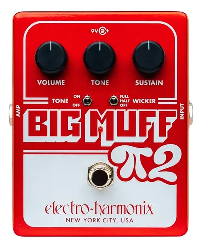 Electro Harmonix Big Muff Pi 2 Tone Wicker Pedal | MercadoLivre
