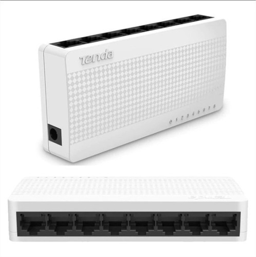 Switch Conmutador Ethernet 8 Puertos 10/100 Mbps Tenda Lince