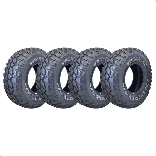 4 Pneu 285/75 16 M/t Ranger L200 Amarok S10 Letra Branca Índice De Velocidade Q