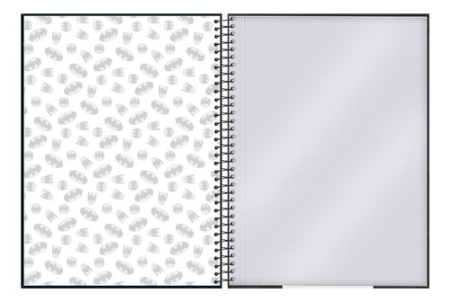 Caderno Batman 10 Matérias Univ Espiral Foroni Capa 2