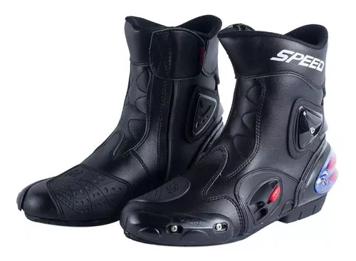 Botas Para Moto Con Caña Media Speed Protecciones