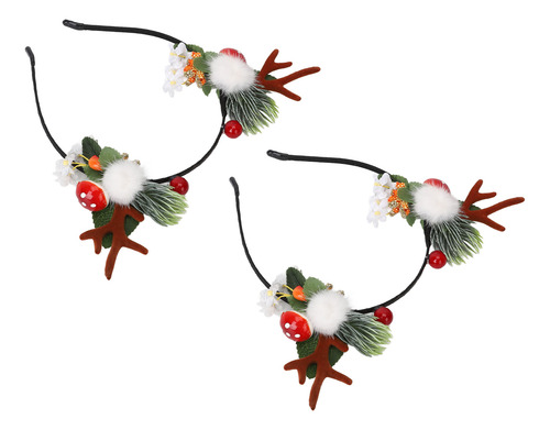 Diadema Navideña Para El Pelo, 2 Unidades, Estilo Hada, Lige