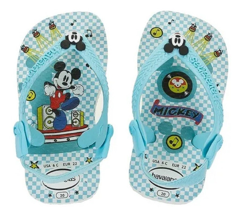 Ojotas Havaianas Baby  Mickey  Cce  Az