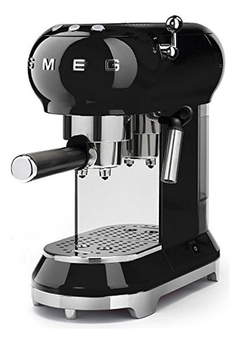 Cafetera Espresso Smeg Negra Ecf01 Blus