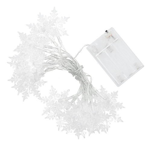 Luces De Navidad Led Con Forma De Copo De Nieve De 3 Metros