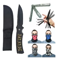 Comprar Cuchillo  Tactico Militar Caza Camping + Navaja + Regalo