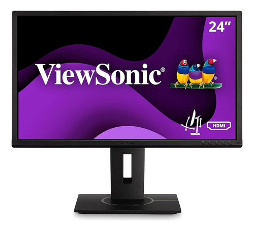 Monitor Ergonómico Viewsonic Vg2440 Ips 1080p De 24 Pulgadas