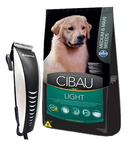 Alimento Cibau Perro Adulto Light Med Grande 12 Kg + Regalo