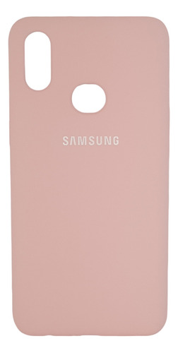 Estuche Protector Silicone Case Para Samsung A10s Rosa Claro