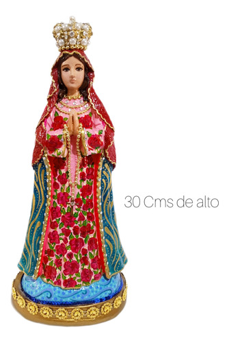 Virgen Del Valle 30 Cms Estatuilla Imagen Religiosa