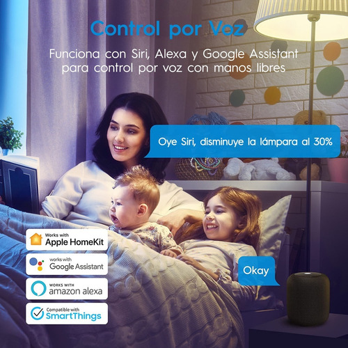 Foco Inteligente Wifi - Apple Homekit, Alexa Y Google