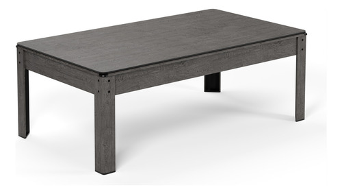 Mesa De Billar Pool Convertible A Comedor De Lujo Xl Gris