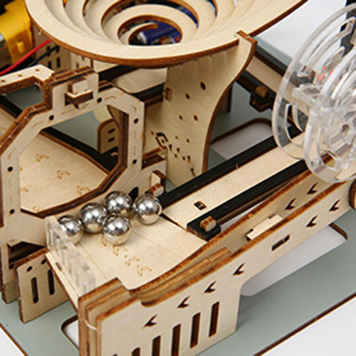 Rompecabezas De Madera 3d Marble Run, Montaña Rusa De