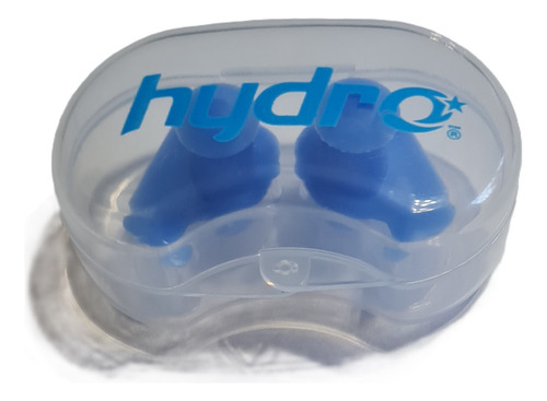 Tapones Oido Natacion Hydro Silicona Ear Plugs In Azul