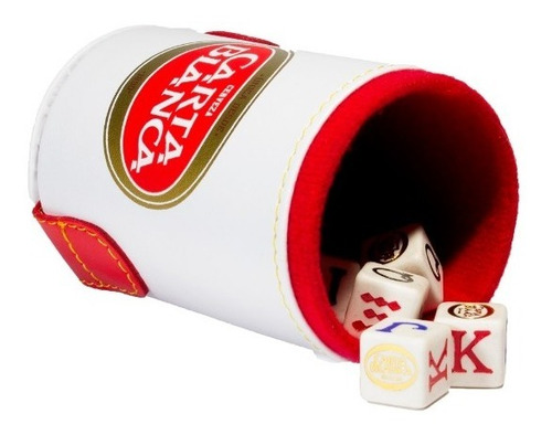 Imagen 5 de 6 de Cubilete Cerveza Carta Blanca Con Portadados