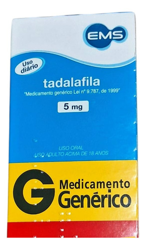 Tadalafila Ems 5mg. 3cx