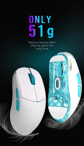 Mouse Lamzu Atlantis Mini Pro Gamer Inalámbrico 26k Dpi